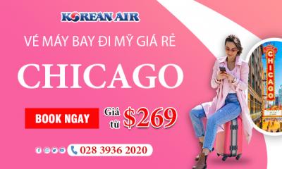 Vé máy bay từ Hà Nội đi Chicago giá khuyến mãi